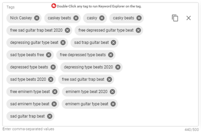 tagging beats on youtube